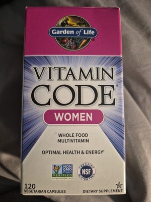 Garden of Life Vitamin Code Women's Multivitamin Capsules 120 Count