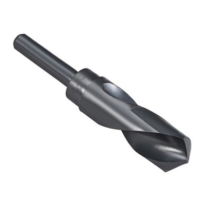 27.5mm Reduced Shank Drill Bit HSS Black Oxide with 1/2 Inch Straight Shank