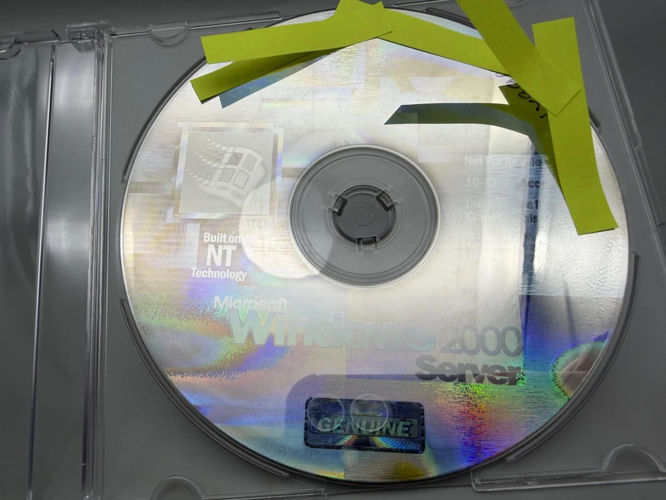 VTG Microsoft Windows 2000 Server 10 CAL & Windows 2000 Support Tools CDs READ - Image 4 of 4