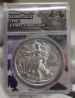 2021 US Silver Eagle $1 ANACS MS70 Type I A First Strike Coin.