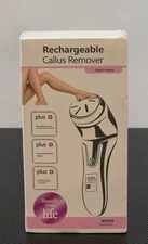 Rechargeable Callus Remover with Digital Display in White Color