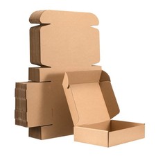12x9x3 Shipping Boxes Set of 20, Medium Kraft Corrugated Cardboard Boxes