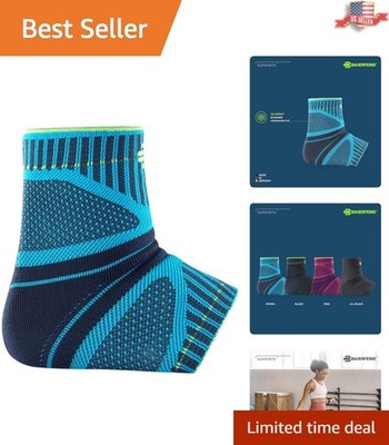 Washable Ankle Support Dynamic - Ultra-light Compression Sleeve for Active Use S