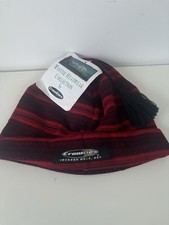 Croakies Nordic Hat Skiing One Size Winter Weave Fleece With Tassel NEW