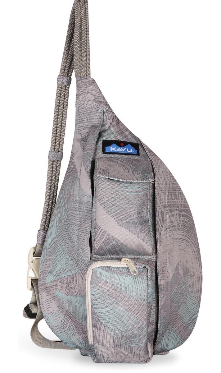 KAVU Mini Rope Sling Bag Pastel Paint Crossbody Travel 