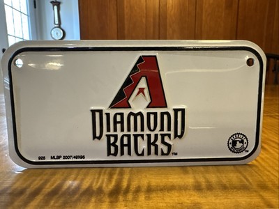 Arizona Diamondbacks Logo MLB Metal Embossed Bicycle Mini License Plate 3'' x 6''