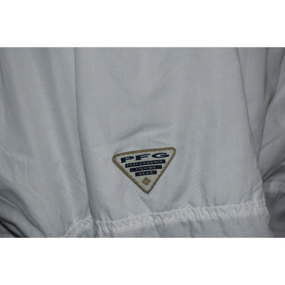 Camisa Columbia PFG Performance Equipo de Pesca para Hombres 3XL Blanca Ventilada Foto 4 de 4