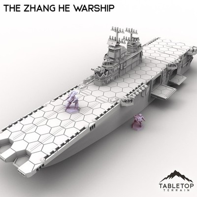 The Zhang He Warship - Small Scale Mech Wargames 6mm 8mm