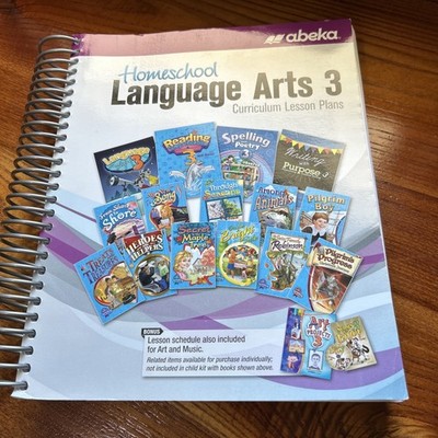 Abeka Language Arts 3rd Grade Curriculum Lesson Plans for Homeschool