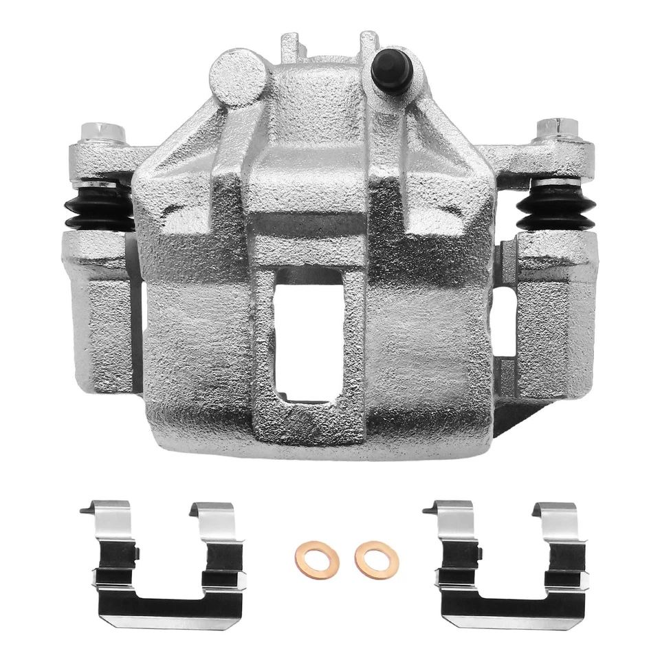 Front Disc Brake Calipers w/ Bracket for 2006 2007 2008 2009-2011 Kia Rio Rio5 - Изображение 2 из 4