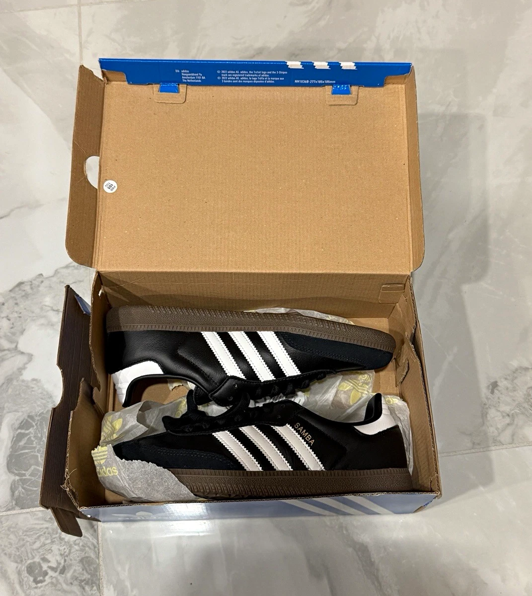 Adidas Samba OG White Black for sale | eBay