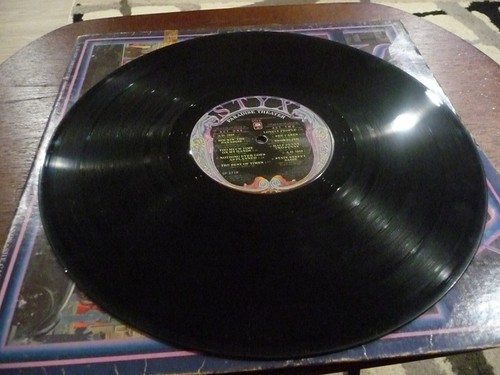 Styx Paradise Theatre Vintage LP A&M SP3719 Laser Hologram STYX - Picture 4 of 5