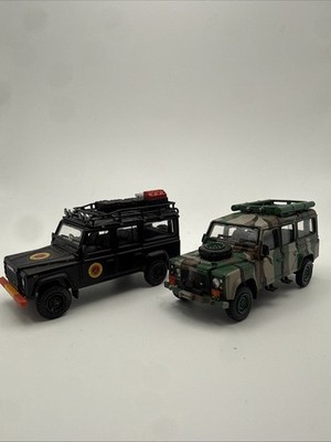 MINI GT Land Rover Defender 110 Lot Of 2 Loose-Malaysian Army
