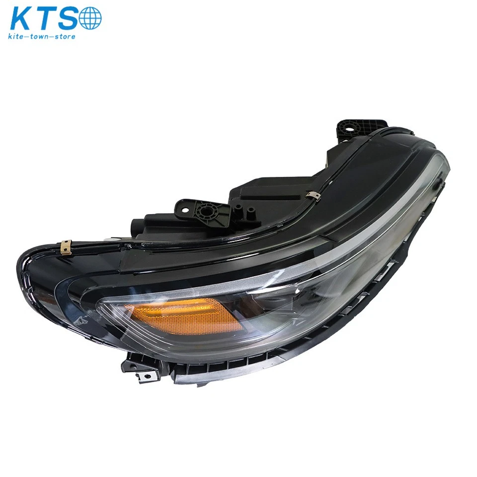 For Jeep Cherokee 2019-2022 LED Headlight Assembly Right RH Side Black Housing - Image 3 of 4