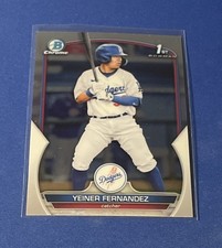 2023 Bowman Chrome Prospects #BCP-138 Yeiner Fernandez Los Angeles Dodgers