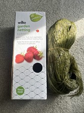 Wilko Green Garden Netting, 6x4 Metres, With 15mm Mesh For Strawberries & Fruits