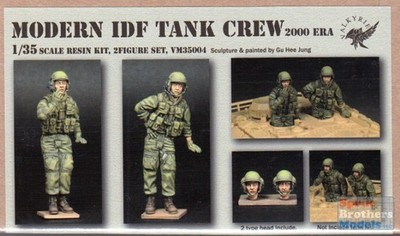 VLKVM35004 1:35 Valkyrie Models - Modern IDF Tank Crew (2 Figure Set)
