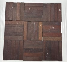 Reclaimed Teak Parquet Flooring – Solid Wood Vintage 1960s