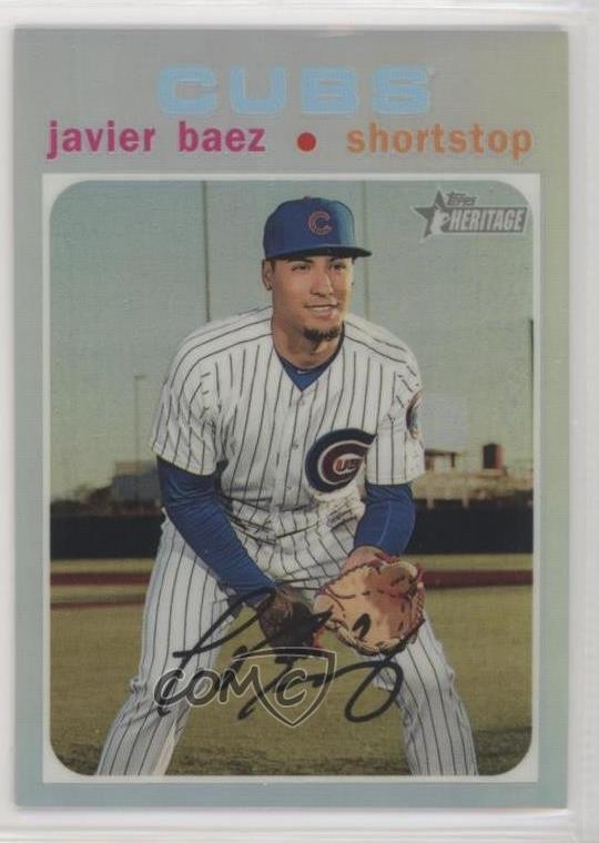 2020 Topps Heritage Chrome Refractor 153/571 Javier Baez #THC-142 n1u