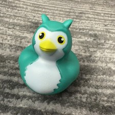 Rubber Duck Owl Bird Decor Car Home Office Cute Ornament Green Cute Ducky New