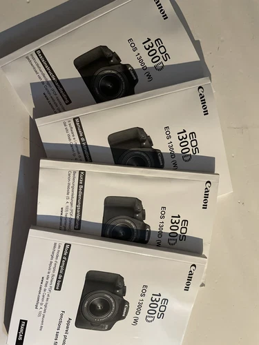 Canon EOS 1300D 18.0MP Digitalkamera - Schwarz (Kit mit EF-S IS II 18-55mm...