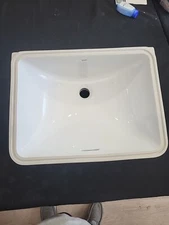 TOTO Bathroom Sink w/Overflow Cotton Finish LT1535G#01 RM3