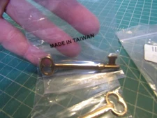 Solid Brass Skeleton Key Double Notched Bit House Doors w/ Mortise Lock UA-51SK