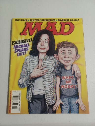 Vintage 2004 Mad Magazine February.# 438 Michael Jackson Cover