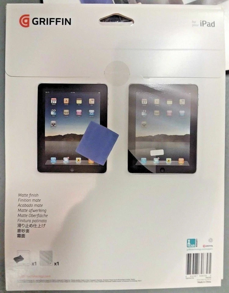 BRAND NEW Griffin Apple iPad Tablet Screen Protector Care Kit GB01595 +FREE SHIP - Image 2 of 3