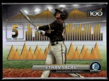 2024 Bowman Chrome Prospects Top 100 Ethan Salas San Diego Padres #BTP-5