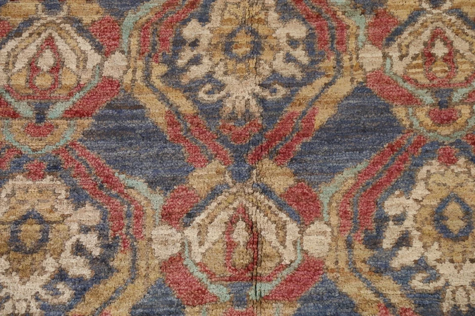 Geometric Oushak Oriental Transitional Area Rug Hand-knotted Home Decor 6'x8' - Image 4 of 4