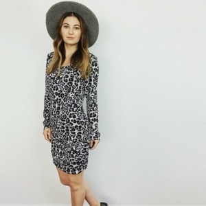 large leopard print dress