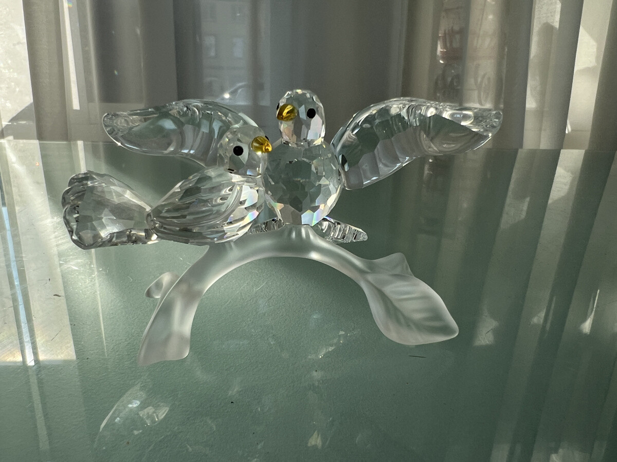 SWAROVSKI キジバト #657378 Turteltauben Turtle Doves Tortola