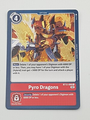 Digimon TCG Einzelkarte Pyro Dragons NM
