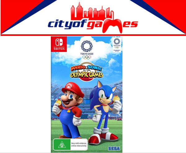 Mario Sonic at the Olympic Games Tokyo 2020 Nintendo Switch