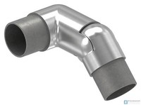 Edelstahl GelenkstüCk Rechts, Zum Stecken, FüR Rohr 42,4 X 2,0Mm, V2A