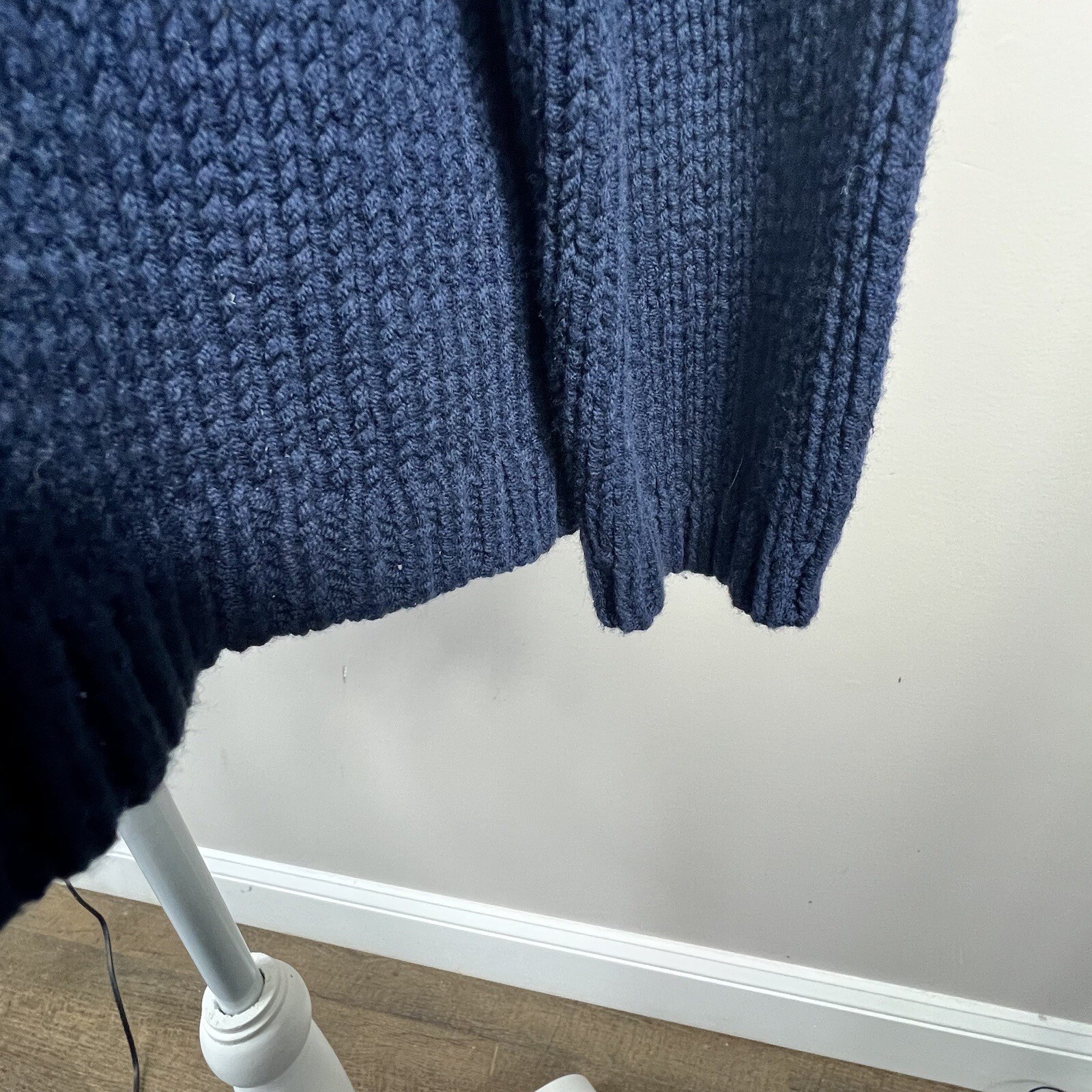 Soft Surroundings Navy Blue One-Button Cardigan S… - image 7