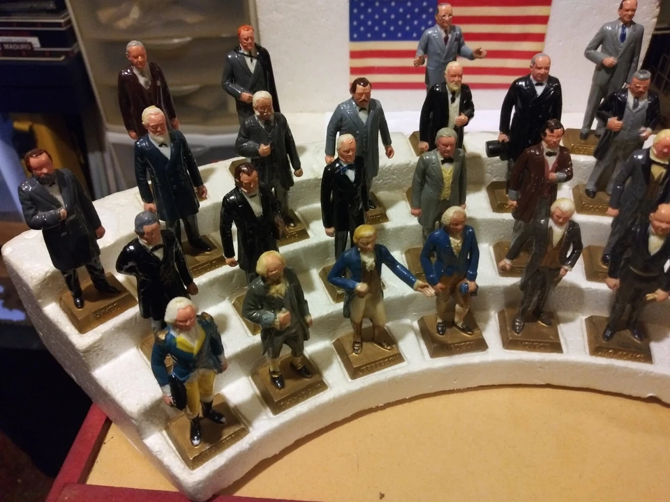 Juego Presidente Pintado Marx 1953 De Colección Washington-Eisenhower EX+/NM LEER GUIÓN Foto 2 de 4