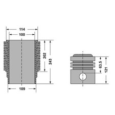 Kolben Zylinder Buchse Satz für Eicher 3075 3108 335 542 ab Bj. 82