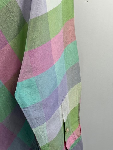 Jones New York Signature Shirt Women's Size L Pastel Multi 100% Silk Long Sleeve - Picture 5 of 11
