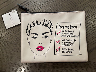 Macy*s Beauty Cosmetic Makeup Bag New