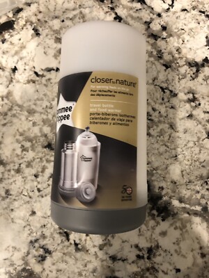 New Tommee Tippee Closer to Nature Travel Bottle and Food Warmer