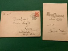 Czechoslovakia 1926 Stamp Cover with Note Card  Included R50509