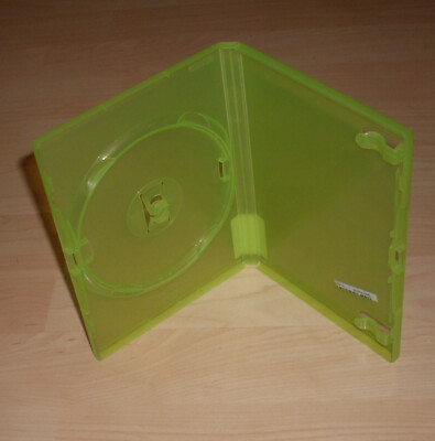 3 Hüllen für Xbox360 Spiele Box Case grün transparent ( DVDhüllen Blu ray 360 )