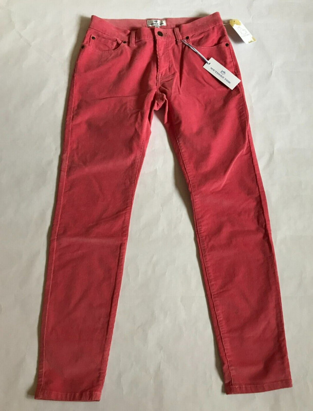 Southern Tide "Desert Rose" Pink Thin Wale Corduroy Pants, Size 30, NWT! $125
