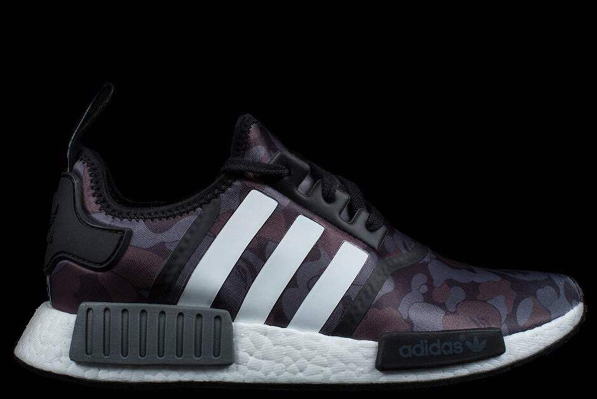 ADIDAS NMD R1 BAPE BA7325 BLACK CAMO | eBay display picture 1