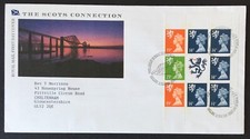 QEII 1989 The Scots Connection XDS3 Booklet Pane FDC Philatelic Bureau Cancel