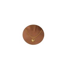 Dainty Heart Necklace for Women, 14k Gold Plated/Rose Gold/Silver Tiny Cute H...