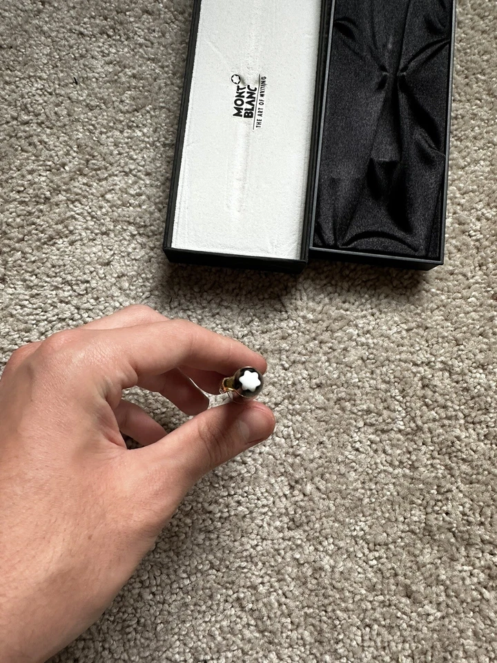 Caneta esferográfica vintage 1995 Mont Blanc Meisterstuck #163 - Imagem 3 de 4