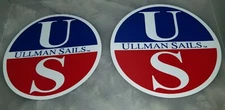 Lot of 2 Ullman Sails Sticker Decals - 5"